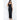 Stylish Women's Solid Black Color V-neck Sleeveless Racer Back Maxi Dress  -  GeraldBlack.com