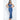 Stylish Women's Solid Blue Haze V-neck Sleeveless Racer Back Maxi Dress  -  GeraldBlack.com