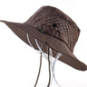 Summer Breathable Mesh Wide Brim Foldable Bucket Style Beach Hat - SolaceConnect.com