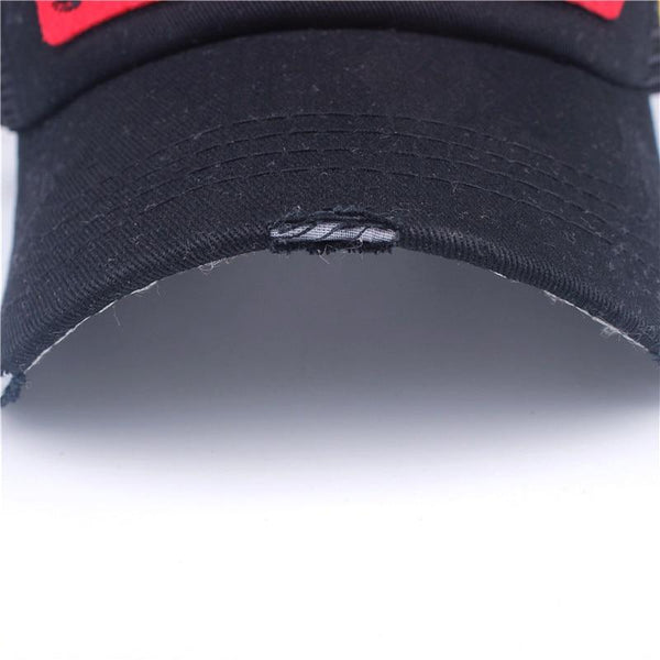 Summer Casual Embroidery Mesh Unisex Snapback Baseball Hombre Hats - SolaceConnect.com
