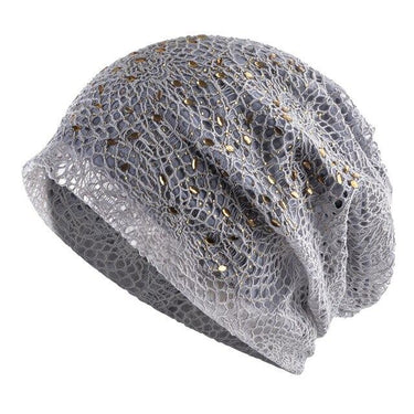 Summer Fashion Breathable Lace Flower Knitted Beanies for Men and Women - SolaceConnect.com