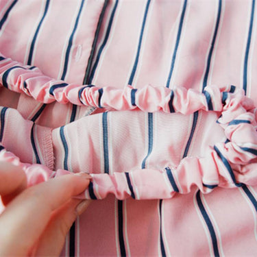 Summer Fashion Women's Turn-Down Collar 2 Two Piece Pajama Set - SolaceConnect.com