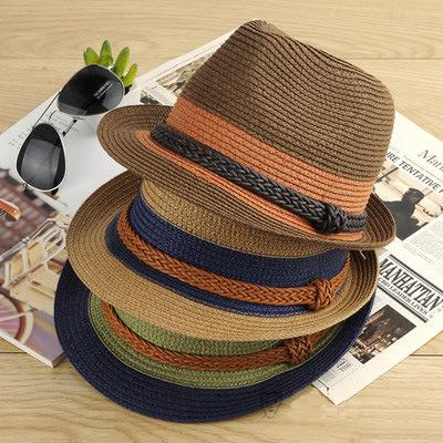 Summer Fashionable Breathable Beach Straw Sunscreen Hats for Men & Women  -  GeraldBlack.com