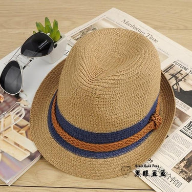 Summer Fashionable Breathable Beach Straw Sunscreen Hats for Men & Women  -  GeraldBlack.com