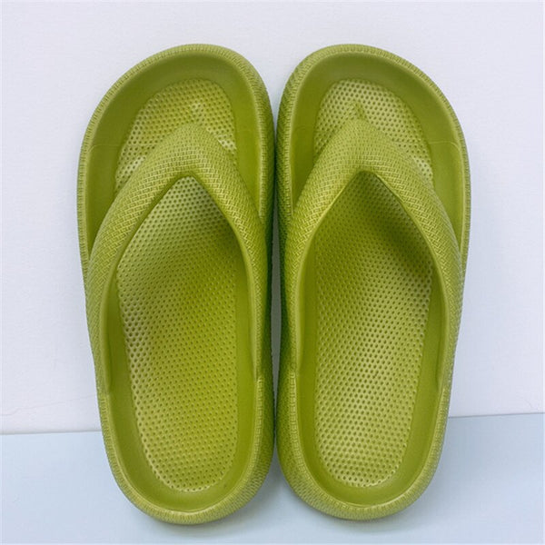 Summer Flip Flops Slippers Women Men OutdoorEVA Casual Flat Platform Comfy Soft Thick Soled Slippers  -  GeraldBlack.com