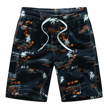 Summer Hot Quick Dry Printed Elastic Waist Beach Board Shorts for Men - SolaceConnect.com