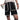 Summer Men Black And White Stitching Big Pocket Straight Elastic Waist High Street Hip Hop Casual Shorts  -  GeraldBlack.com