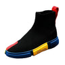 Summer Men Knitted Sock Designer Increased High Ankle High Tops Shoes h4  -  GeraldBlack.com