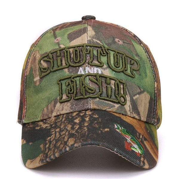Summer Outdoor Camouflage Sport Curved Sun Fishing Caps for Unisex  -  GeraldBlack.com