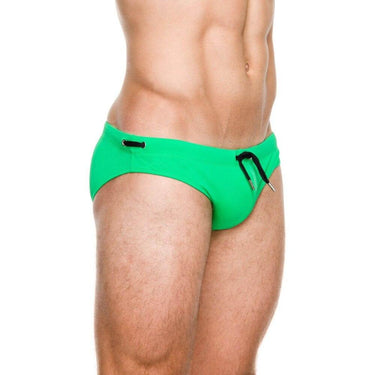 Summer Sexy Men's Solid Low Waist Swimwear Briefs Trunks Boxers - SolaceConnect.com