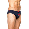 Summer Sexy Men's Solid Low Waist Swimwear Briefs Trunks Boxers - SolaceConnect.com