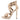 Summer Sexy Women's Gold Hollow Out Open Toe High Heels Party Sandals - SolaceConnect.com