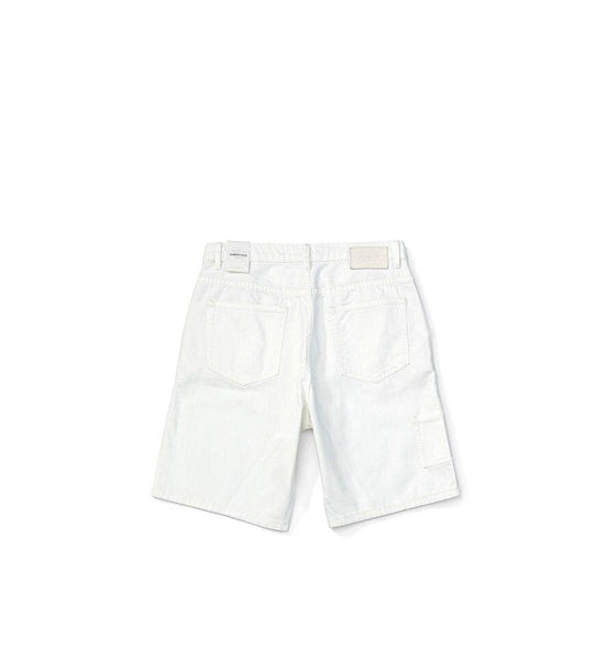 Summer Style Oversize White Cotton Casual Denim Shorts with Multi-pockets - SolaceConnect.com