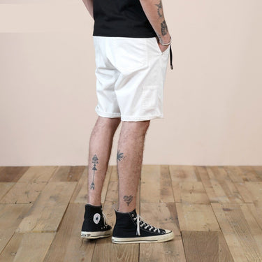 Summer Style Oversize White Cotton Casual Denim Shorts with Multi-pockets  -  GeraldBlack.com