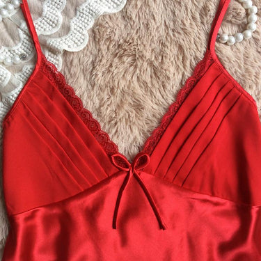 Summer Style Women's Deep V-Neck Sexy Spaghetti Strap Pajama Sets - SolaceConnect.com