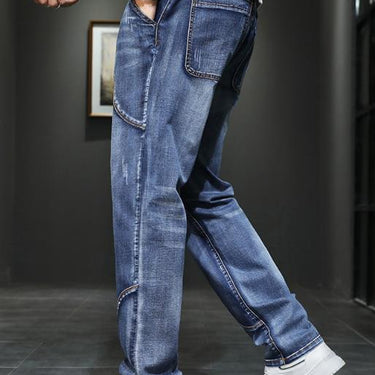 Summer Thin Men Jeans Fashion Denim Pants Plus Size Loose Popular Straight Jean Trousers Cowboy Clothing  -  GeraldBlack.com