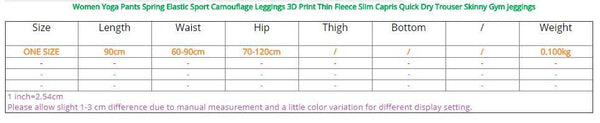 Summer Women's Camouflage 3D Print Thin Fleece Slim Quick Dry Yoga Pants - SolaceConnect.com