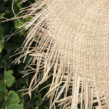 Summer Women's Solid 20cm Larger Oversized Straw Panama Beach Sun Hat - SolaceConnect.com