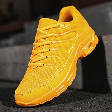 Sun Flower Yellow Men Breathable Trainers Fashions Mesh Basket Tenis Hombre Running Shoes Big Size 47  -  GeraldBlack.com