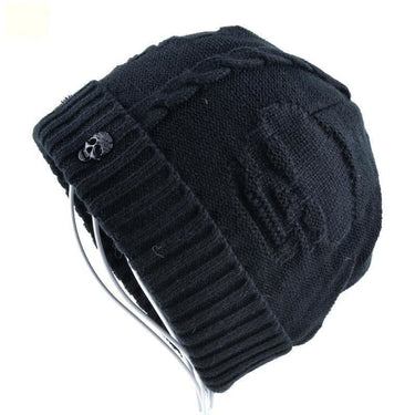 Super Cool Hip-Hop Style Knitted Wool Skull Pattern Unisex Beanie Hats  -  GeraldBlack.com