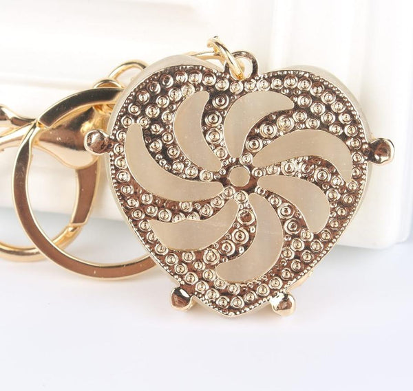 Sweet Heart Butterfly Rhinestone Crystal Charm Purse Pendant & Key Chain  -  GeraldBlack.com