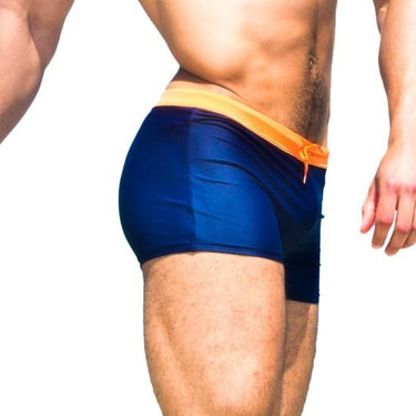 Men's Swimsuits Briefs Trunks Solid Swimming Bikini with Boxer Shorts Cut - SolaceConnect.com