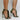 T-strap Suede Stiletto Pumps Tassel Green High Heels Pumps Buckle Strap Summer Banquet Party Sandalias  -  GeraldBlack.com