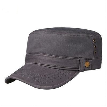 Tactical Army 100% Cotton Unisex Flat Roof Trucker Hats with Snapback - SolaceConnect.com
