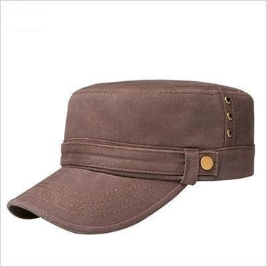 Tactical Army 100% Cotton Unisex Flat Roof Trucker Hats with Snapback - SolaceConnect.com