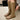 Thick Bottom Women's Shoes Autumn Winter Round Head Back Zipper Thick Heel Elastic High Tube Boots  -  GeraldBlack.com