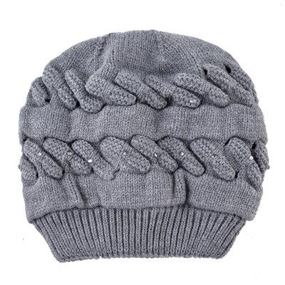 Thick Crochet Winter Slouch Beanies Skullies Hats for Women - SolaceConnect.com