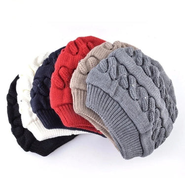 Thick Crochet Winter Slouch Beanies Skullies Hats for Women  -  GeraldBlack.com