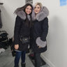 Thick Warm Fox Fur Collar Female Winter Office Long Coats & Jackets  -  GeraldBlack.com