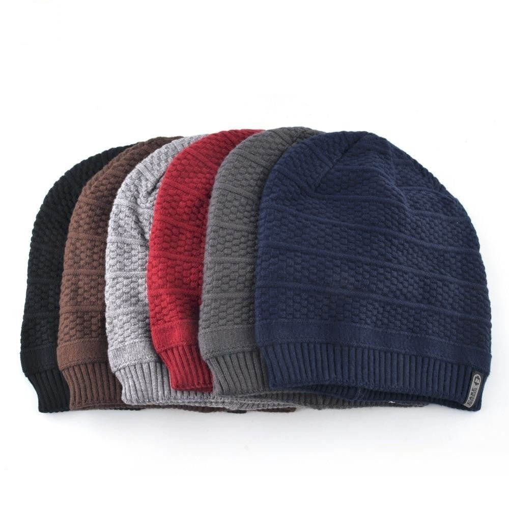 Thick Warm Winter Woolen knitted Skullies Caps for Men and Women  -  GeraldBlack.com