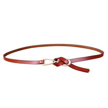 Thin Belts for Women Original Leather Belt Buckle Female Belt for Dress  -  GeraldBlack.com