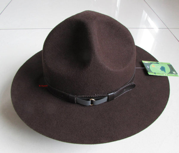 Three Hole Woollen Australian Fedora Fashion Hats for Men & Women - SolaceConnect.com