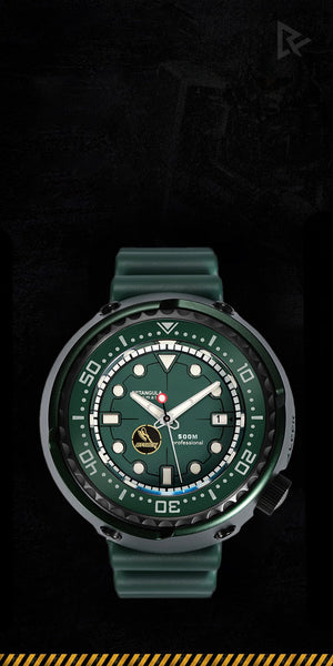 Titanium 500M Diver Watch Men Automatic Sports NH35 Mechanical Wristwatches 52mm Sapphire Bezel Luminous Watches RDUNAE 6015  -  GeraldBlack.com