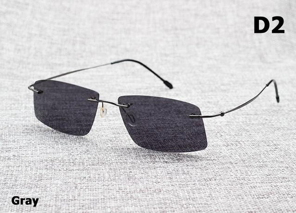 Titanium Memory DesignMatrix Style Polarized Driving Men's Sunglasses - SolaceConnect.com