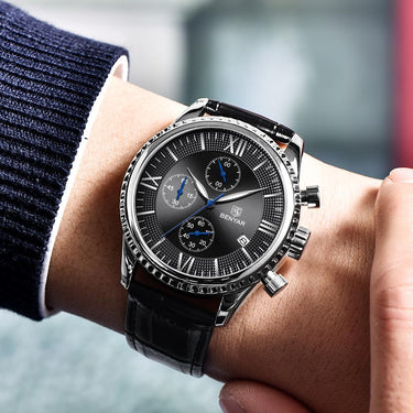 Top Fashion Luxury Stainless Steel Quartz Wristwatches for Men  -  GeraldBlack.com