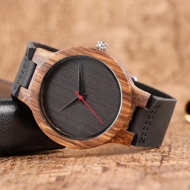 Top Gift Item Men's Analog Simple Bamboo Hand-Made Wooden Wrist Watch  -  GeraldBlack.com