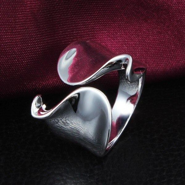 Top Quality Hot Unisex Silver Jewelry Opening Finger Rings Bridal Sets - SolaceConnect.com
