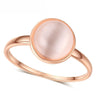 Top Quality Rose Gold Color Concise Cat's Eye Austrian Crystals Ring - SolaceConnect.com
