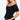 Trendy Black Color Short Off Shoulder Knit Gauze Top for Women - SolaceConnect.com