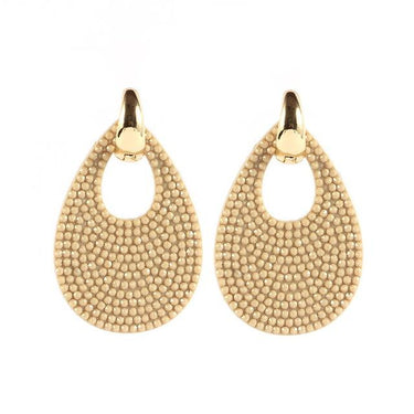 Trendy Fashion Copper with Resin Big Water Drop Earrings for Woman - SolaceConnect.com