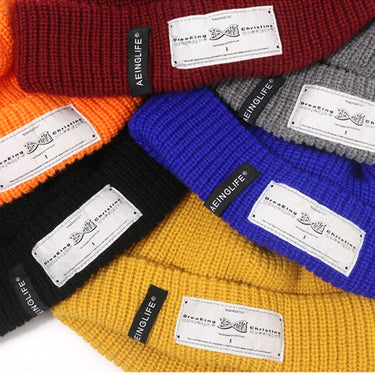 Trendy Warm Chunky Soft Winter Hat for Women Knit Beanie Skully Beanies  -  GeraldBlack.com