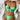 Triangle Tie Up String Ruffle Decor Backless Bikini Set Swimsuit for Women  -  GeraldBlack.com