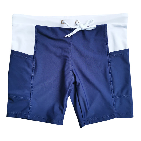 Trunk Swimwear Swim Pants Solid Stretch Outdoors Casual Bathing Pants Beach Professional Swimsuit  -  GeraldBlack.com