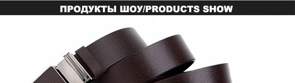 Mens Personality Unique Design Leisure Leather Cover Belt Men's Casual Style Automatic Buckle - SolaceConnect.com