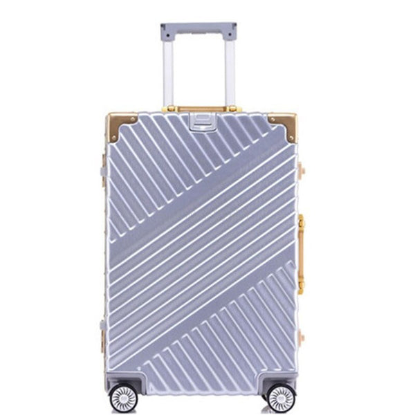 Unisex 20 24 26 29 Inch Aluminium Frame Suitcase Box Strong Business Trolley Luggage Bag On Wheels  -  GeraldBlack.com
