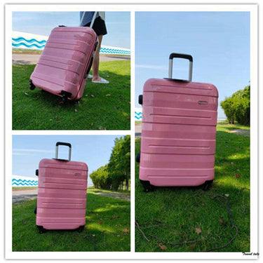 Unisex 20 24 28 Inch Spinner Rolling Luggage Trolley Suitcase Bag Set  -  GeraldBlack.com